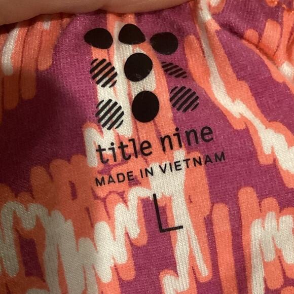 Title Nine Womens Skirt Size Large Orange Athleisure Gorpcore Granola Leisure - Picture 2 of 9